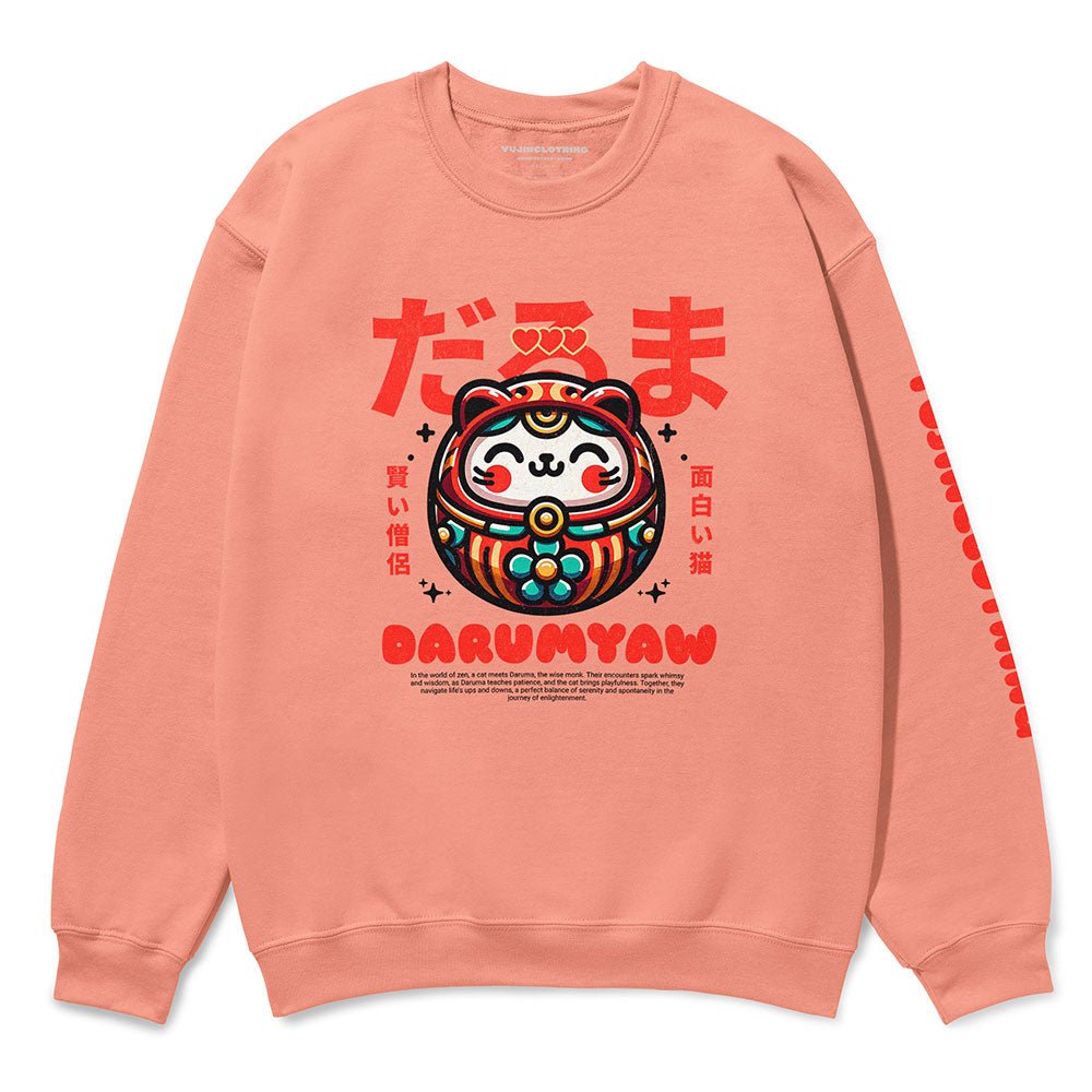 Darumyaw Cat Sweatshirt - Lolomo!