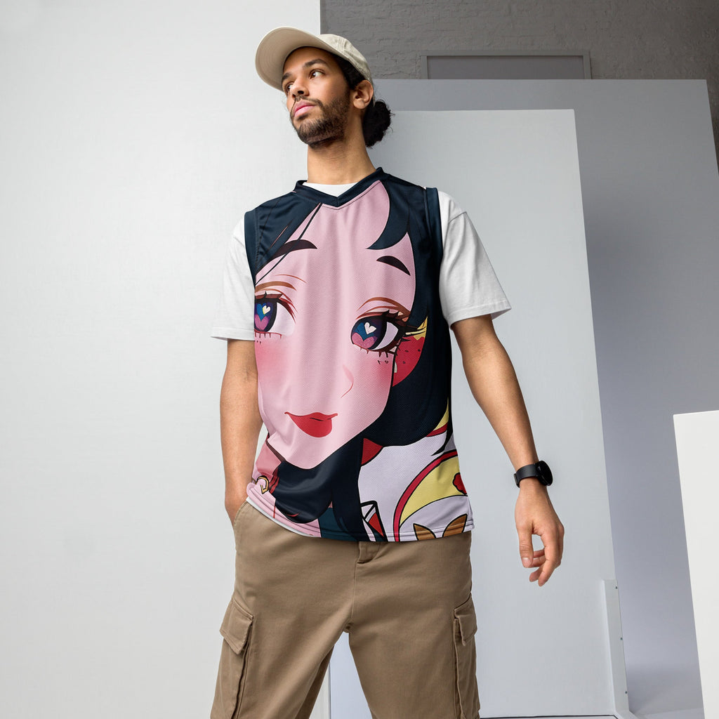 Deeply In Love Recycled Basketball Jersey - Lolomo!