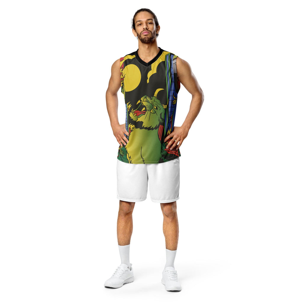 Devil Cat Recycled Basketball Jersey - Lolomo!