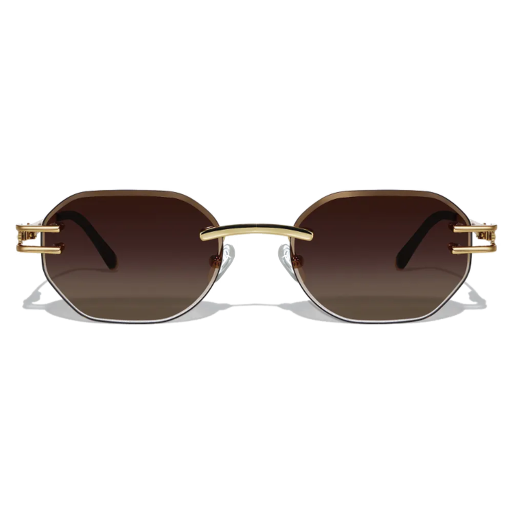 Dore Metal Frameless Sunglasses - Lolomo!