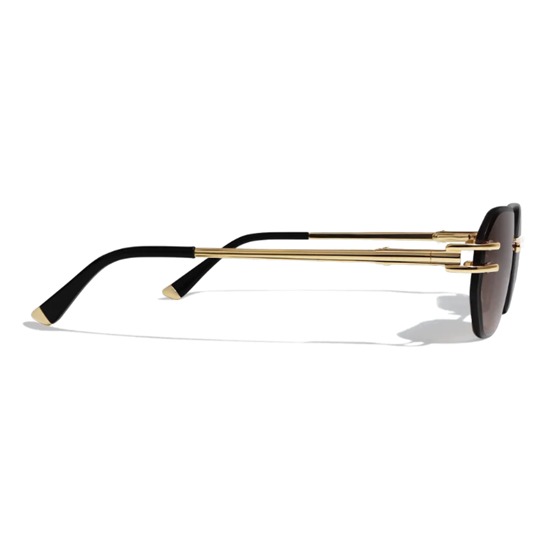Dore Metal Frameless Sunglasses - Lolomo!