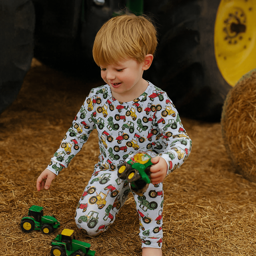 Pijama para niños grandes de Down On the Farm