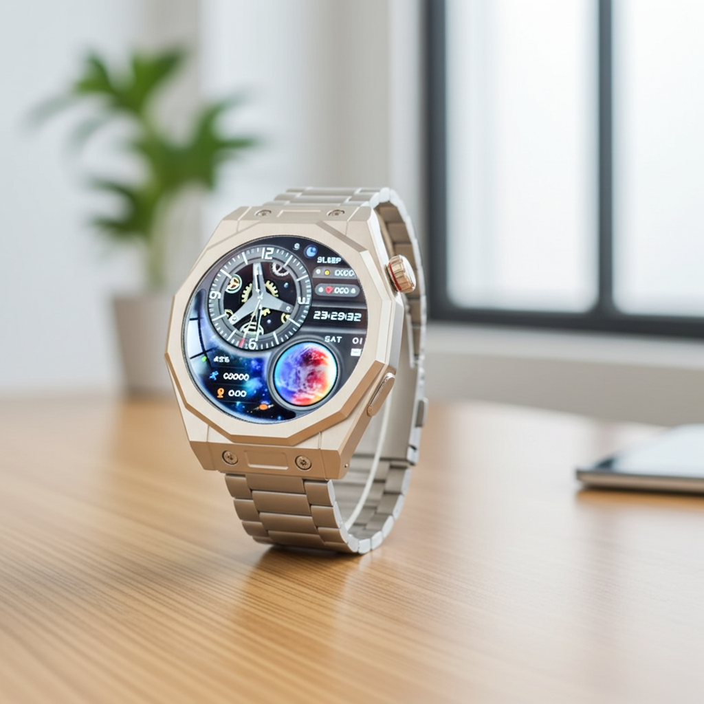 The Octagon Men's Smartwatch – Collector-Grade Tech | Dapr Watches