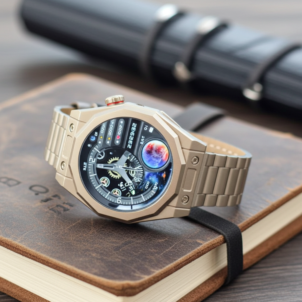 The Octagon Men's Smartwatch – Collector-Grade Tech | Dapr Watches