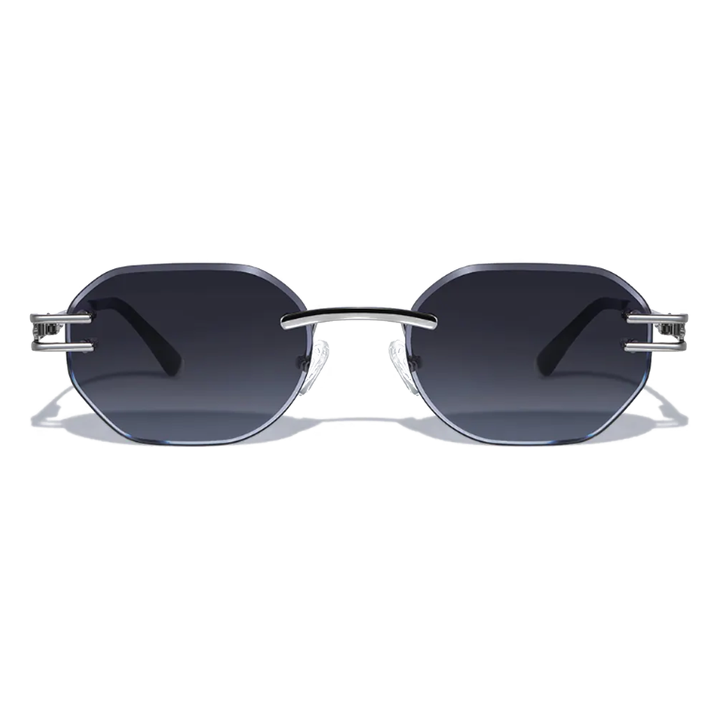 Emil Metal Frameless Sunglasses - Lolomo!