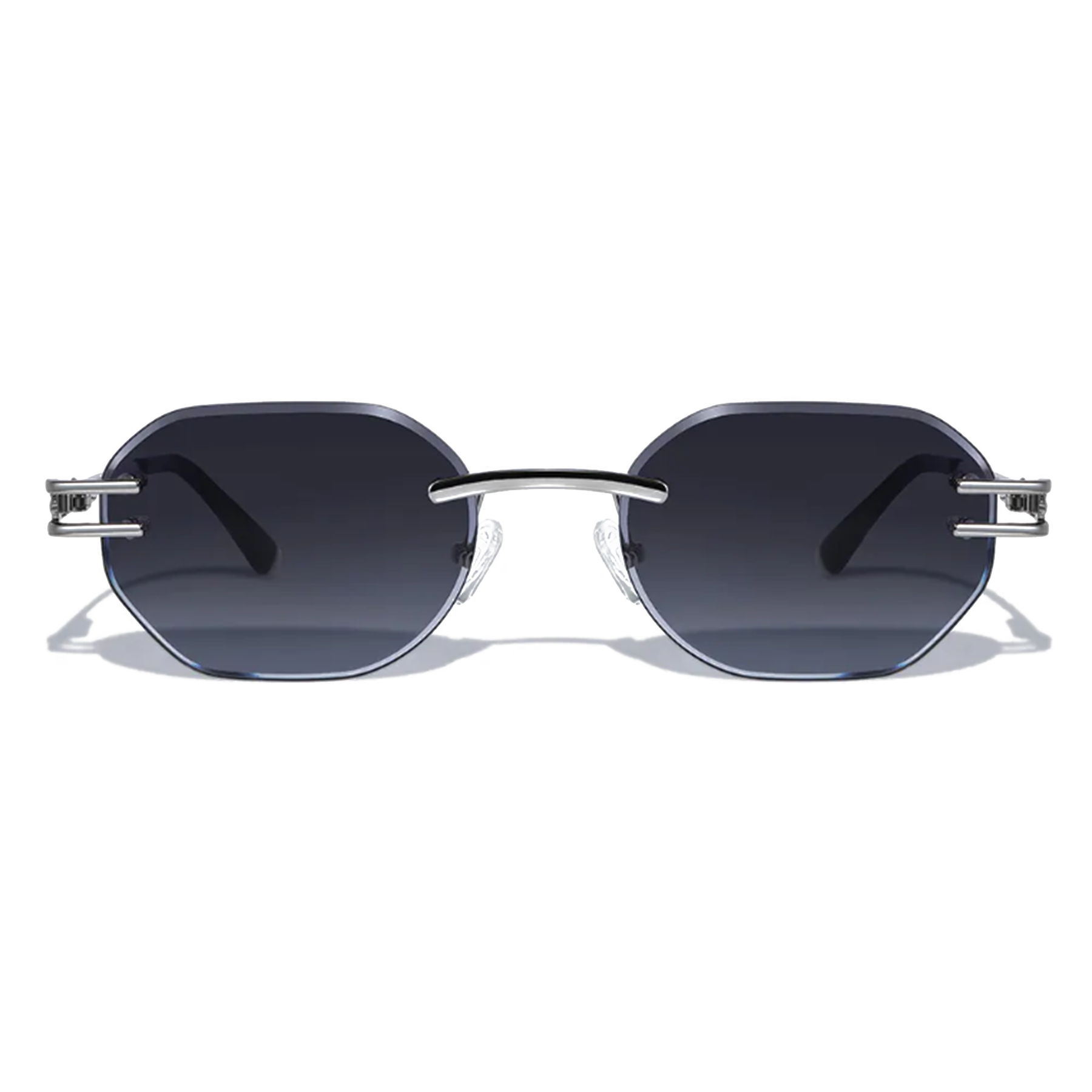 Emil Metal Frameless Sunglasses - Lolomo!
