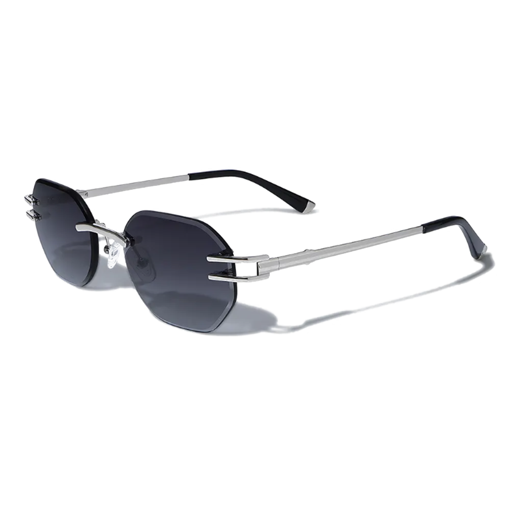 Emil Metal Frameless Sunglasses - Lolomo!