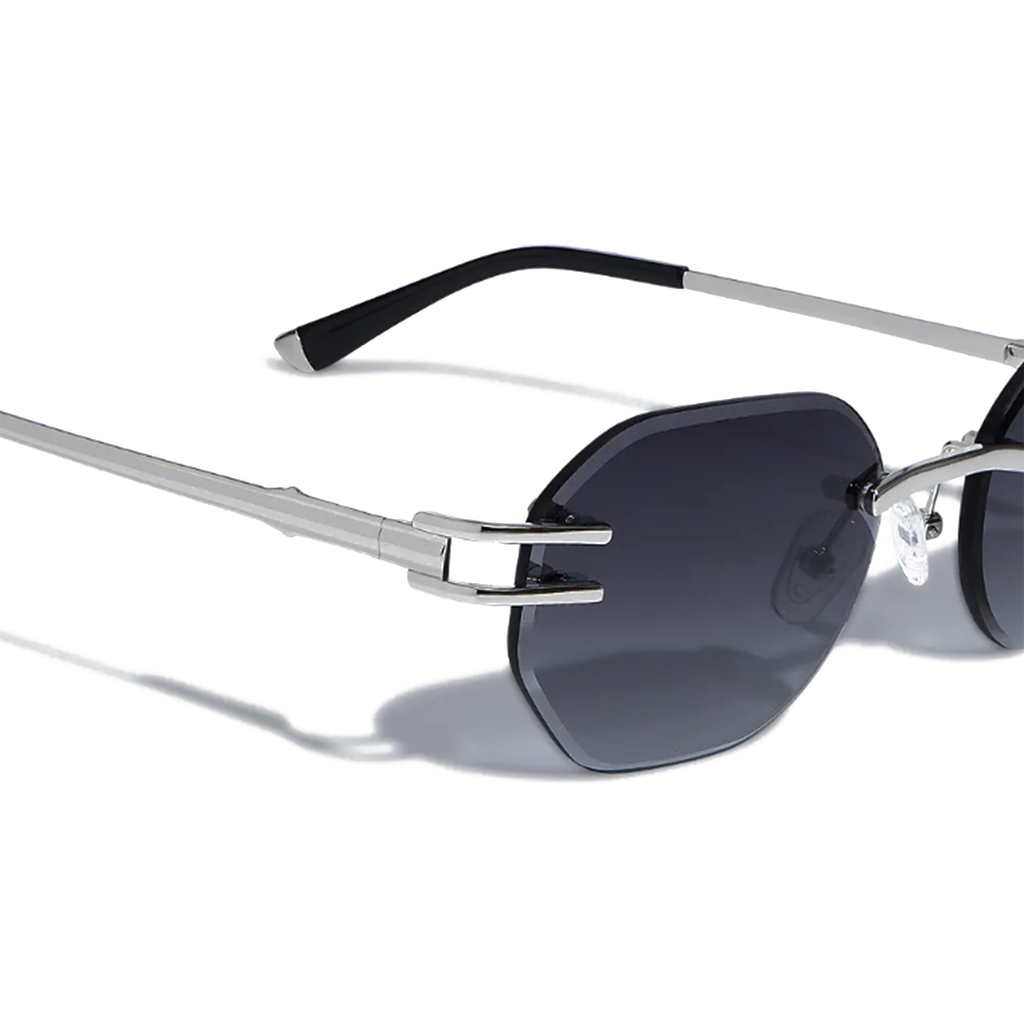 Emil Metal Frameless Sunglasses - Lolomo!