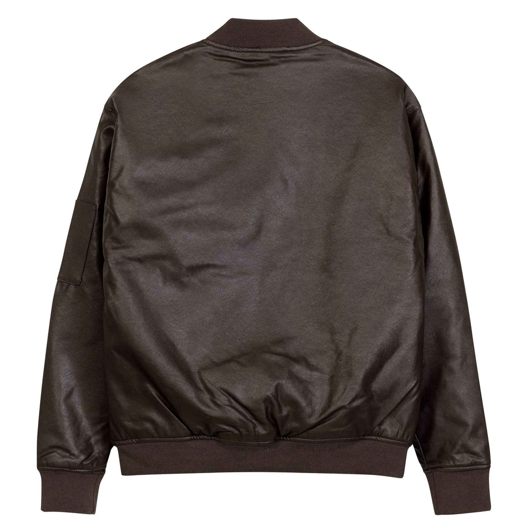 Gimbo Leather Bomber Jacket