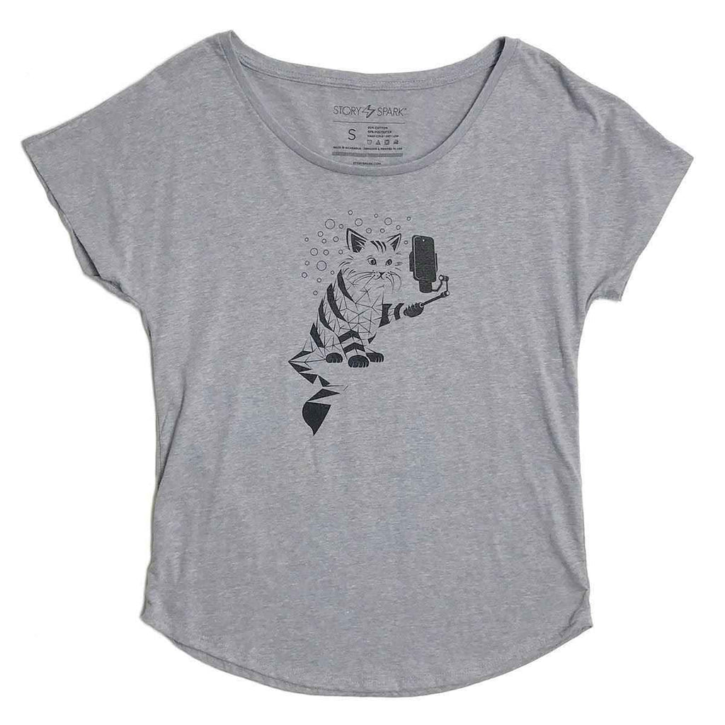 Snap Cat Dolman Shirt