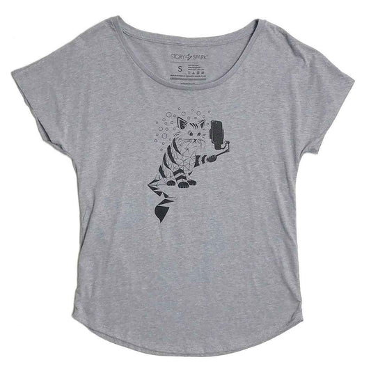 Snap Cat Dolman Shirt