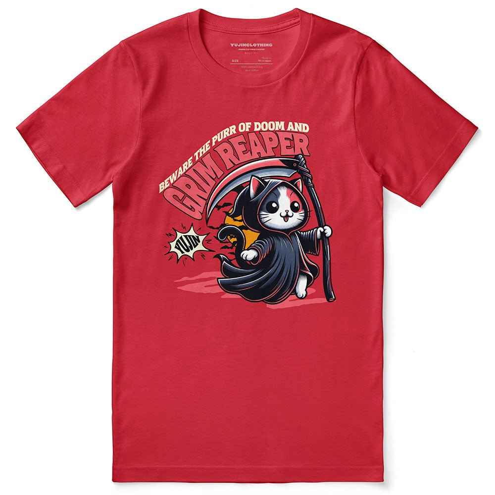 Grim Reaper Cat T-Shirt