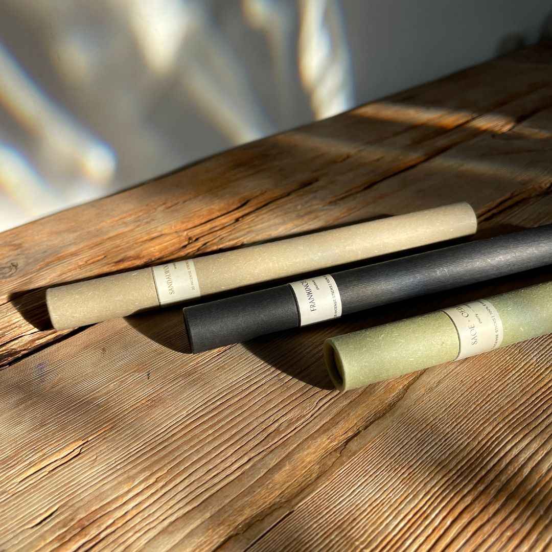 Essential Oil Incense Sticks for Aromatherapy by Tilley + Me