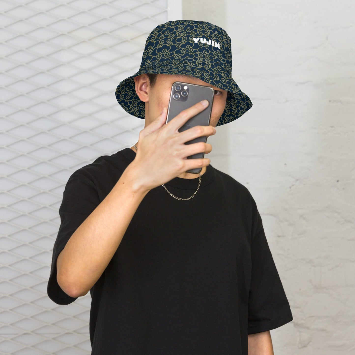 Japanese Clouds Reversible Bucket Hat - Lolomo!