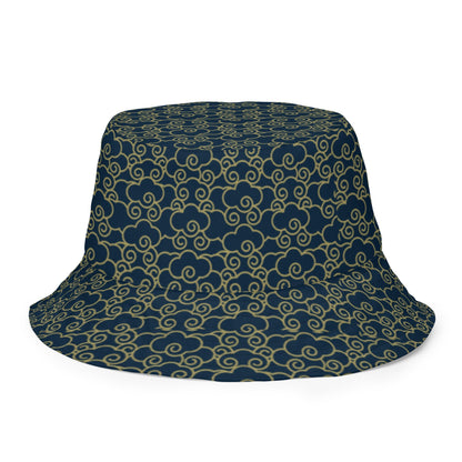 Japanese Clouds Reversible Bucket Hat - Lolomo!