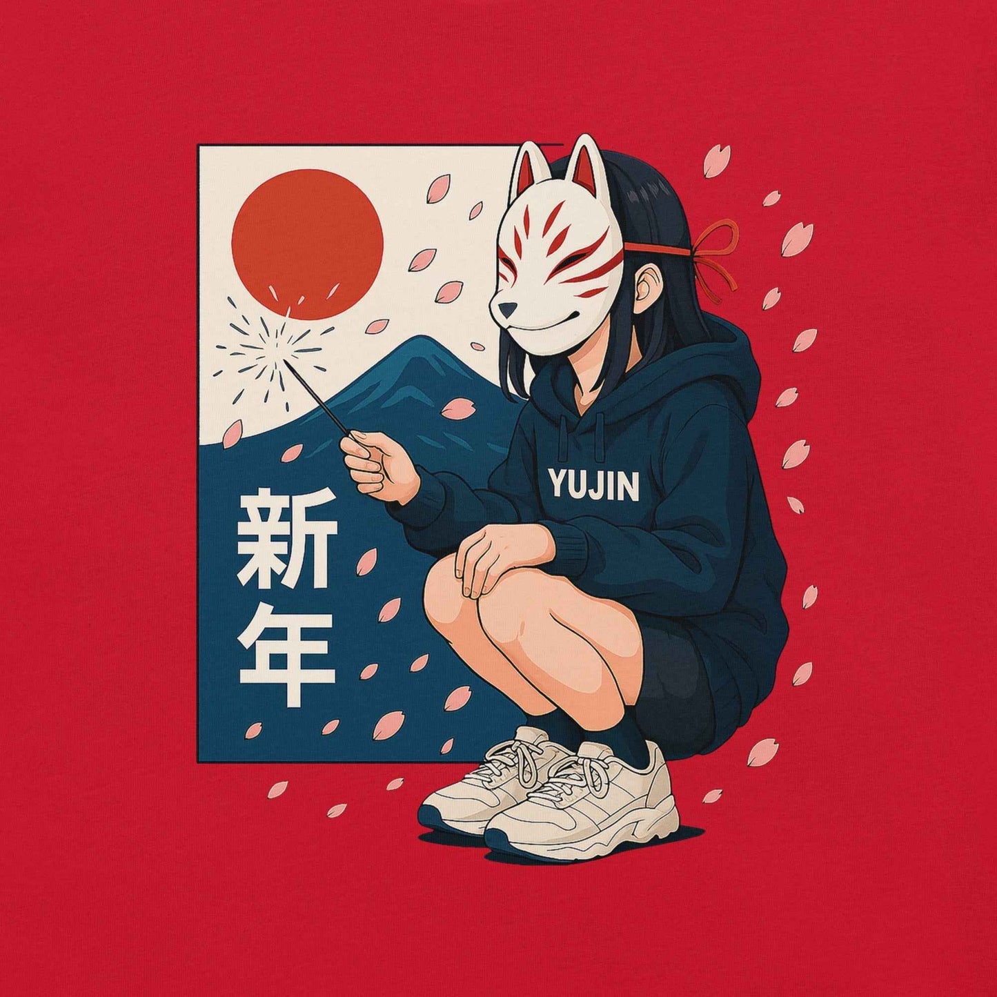 Kitsune Spark Sakura T-Shirt