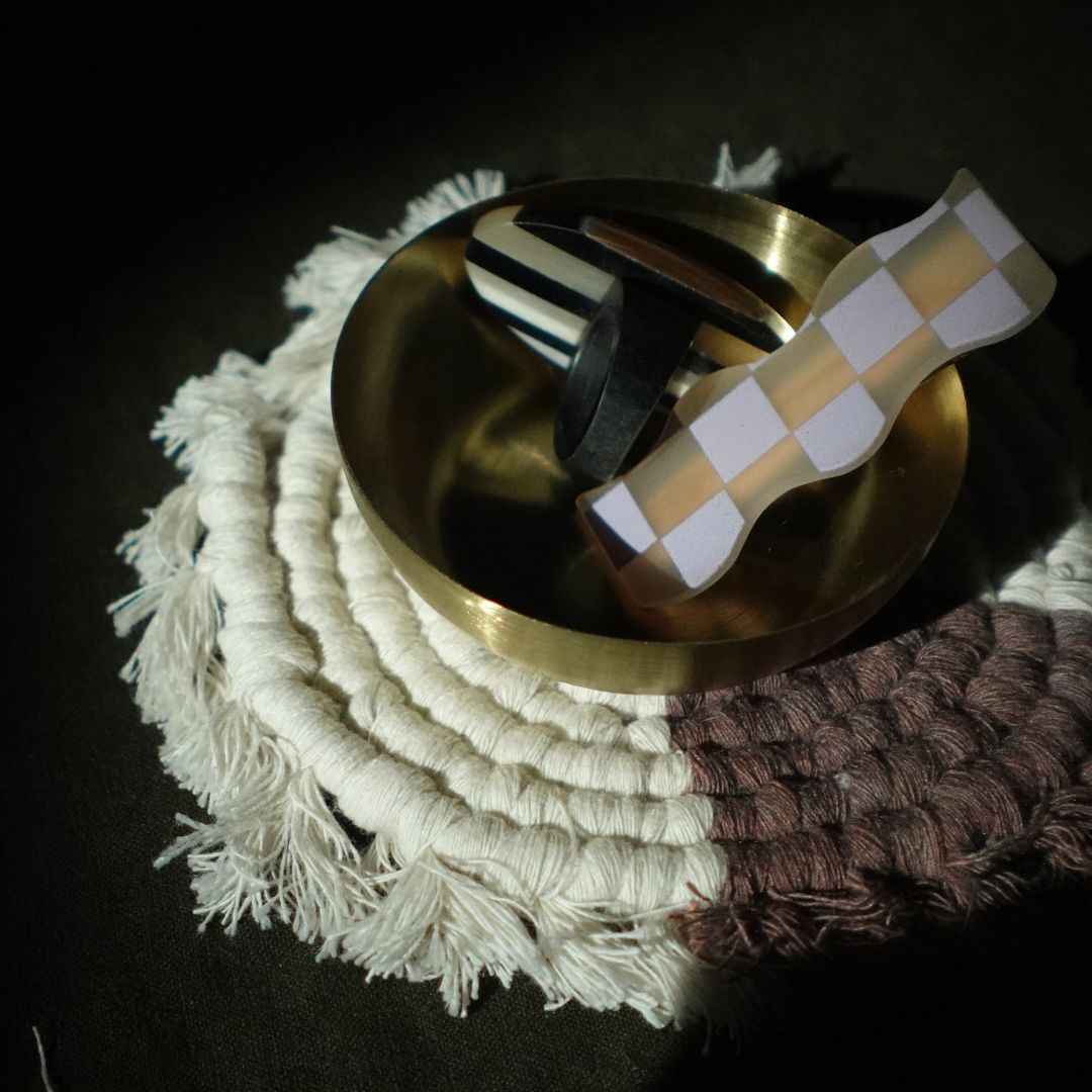 Handmade Macrame Coasters | Set of 4 Boho Drink Mats