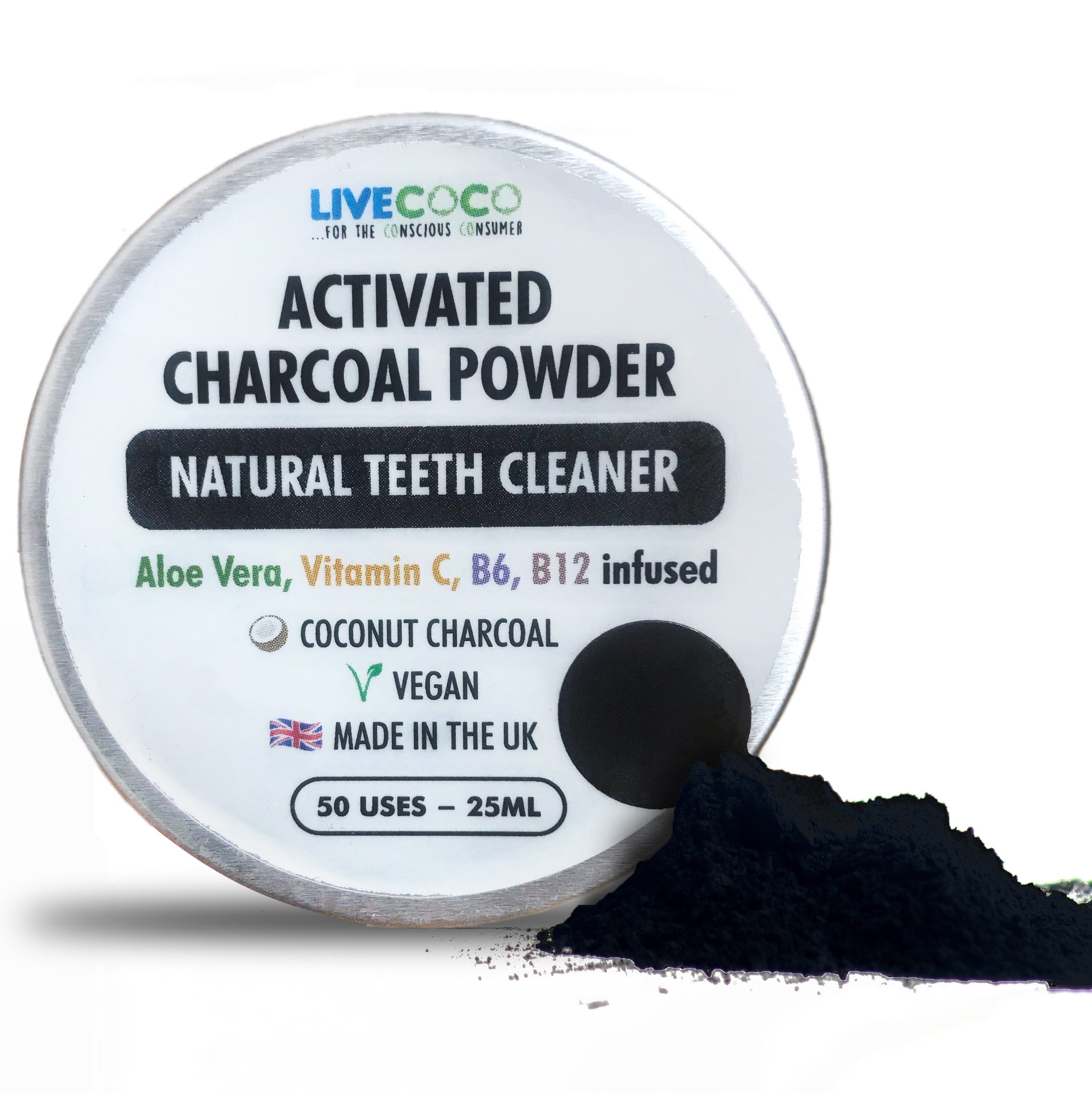 Teeth Cleaning Powder (Vitamins & Aloe Vera Infused)