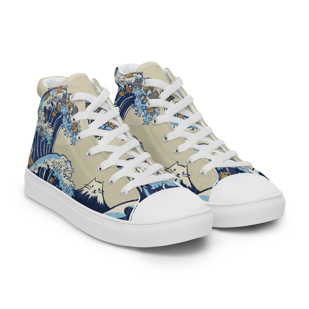 Men’s Japanese Cat Waves Shoes - Lolomo!