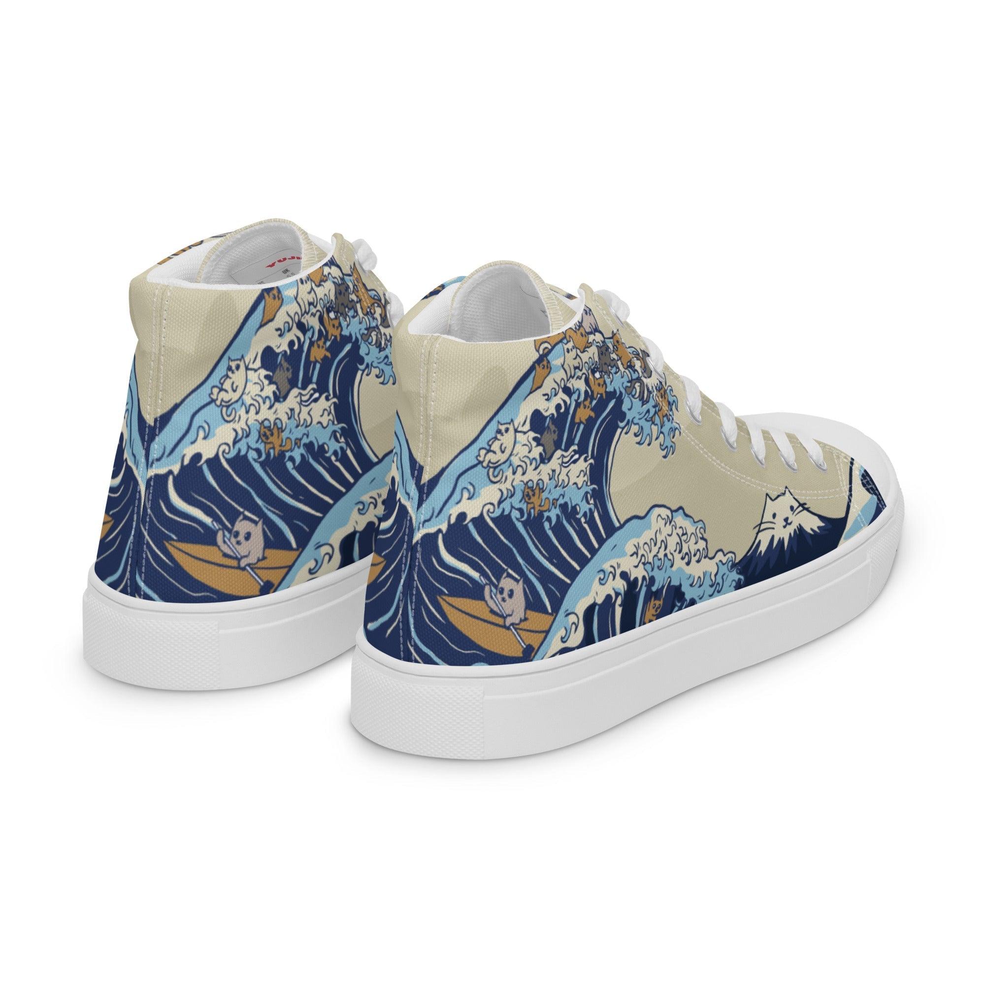 Men’s Japanese Cat Waves Shoes - Lolomo!