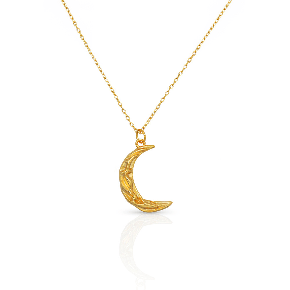 Collier à breloques lune