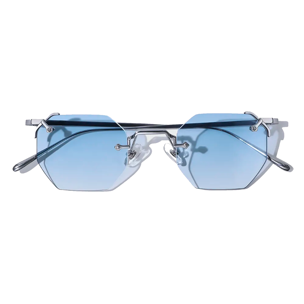 Nero Metal Hexagon Sunglasses - Lolomo!