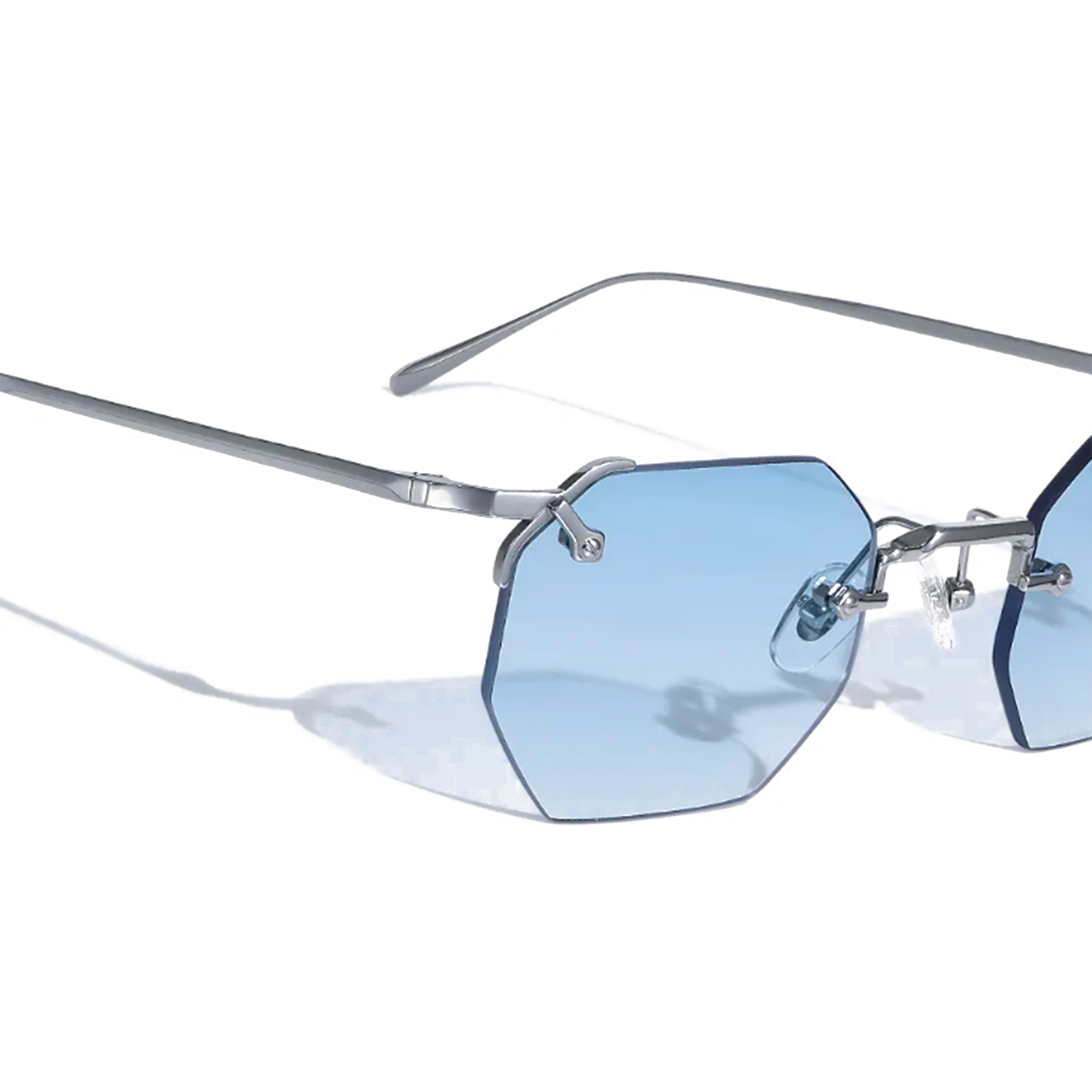 Nero Metal Hexagon Sunglasses - Lolomo!