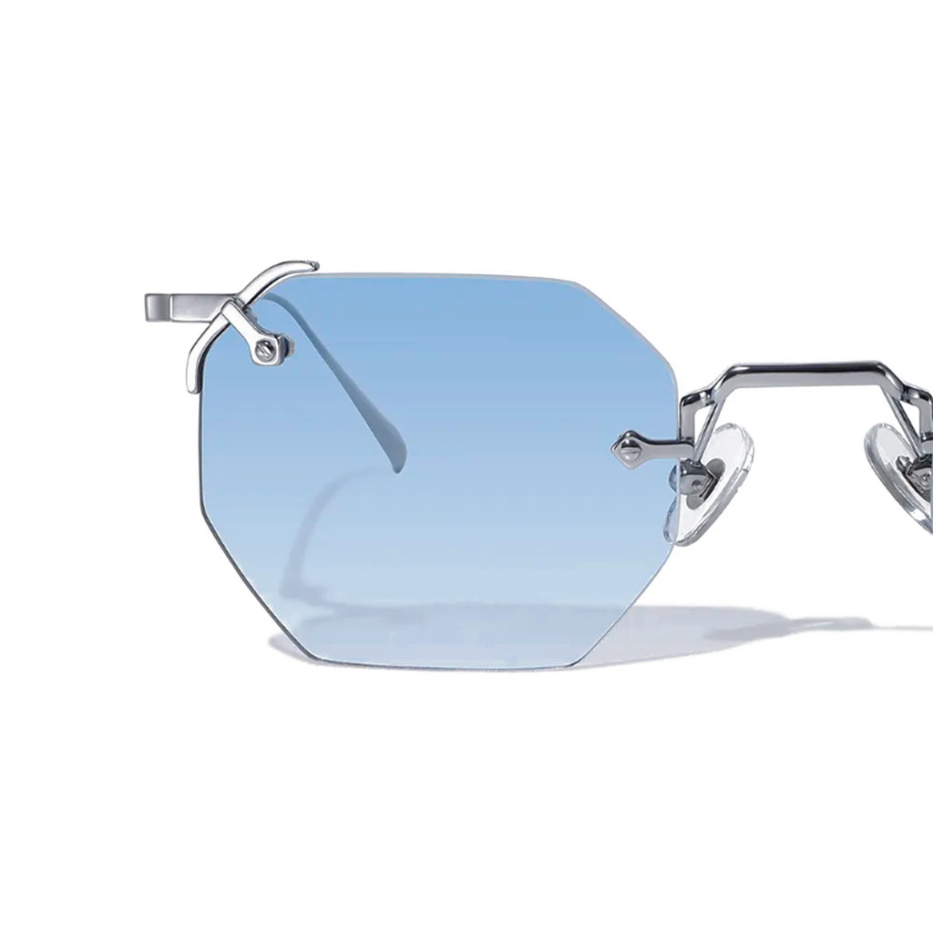 Nero Metal Hexagon Sunglasses - Lolomo!