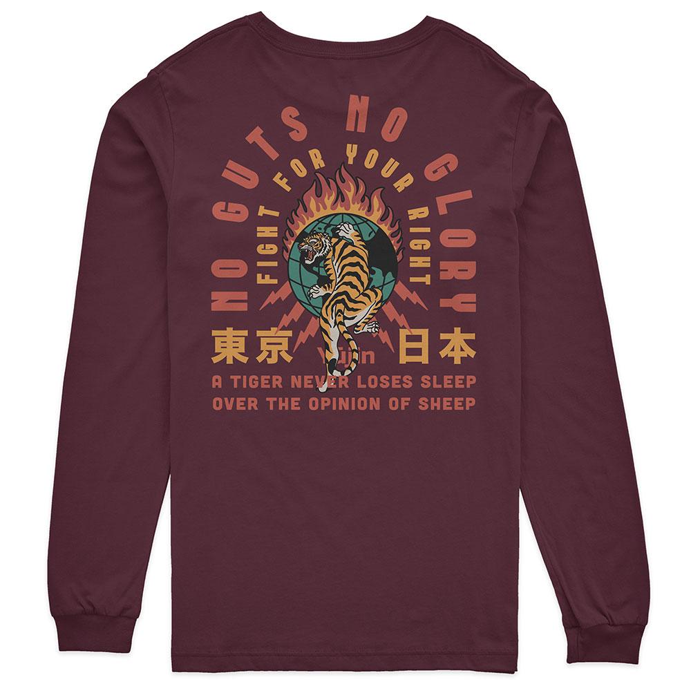 No Guts Long Sleeve T-Shirt - Lolomo!