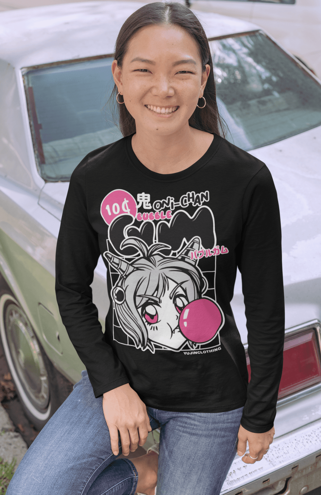 Oni - Chan Bubble Long Sleeve T-Shirt - Lolomo!