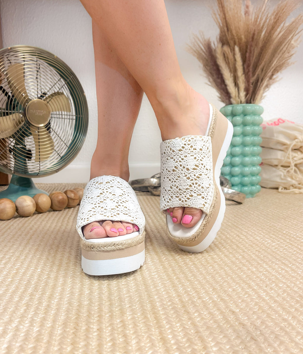 Ophelia Wedges in White