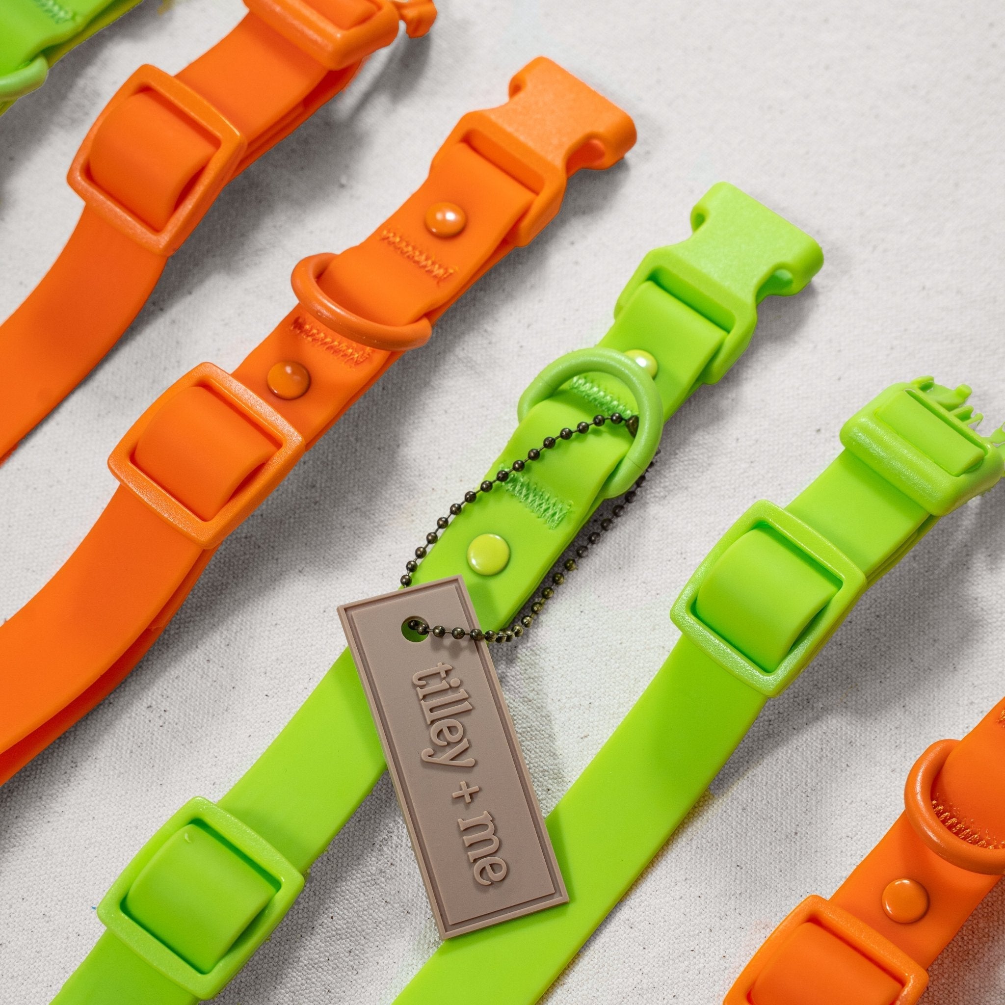 PVC Dog Collar - All Weather Waterproof Durable & Odor-Resistant