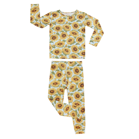 Sammy's Sunflower Big Kid Pajama Set - Lolomo!