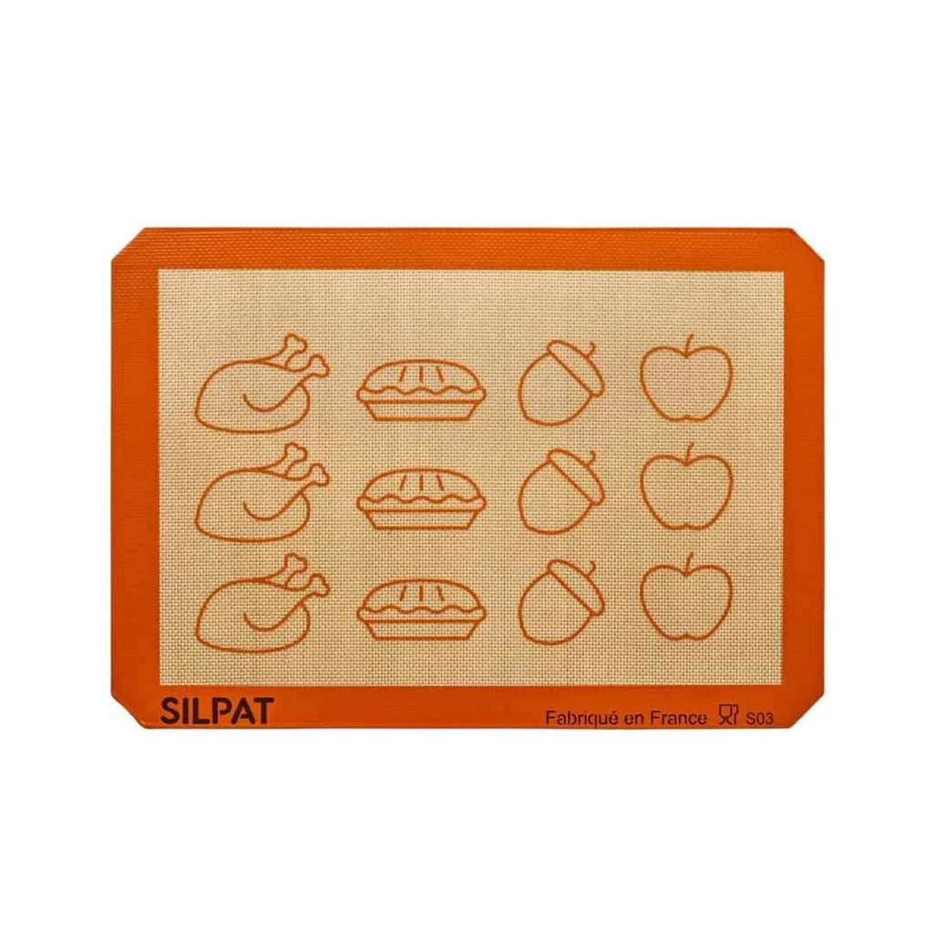 Silpat Thanksgiving Half Size Baking Mat - Limited Edition
