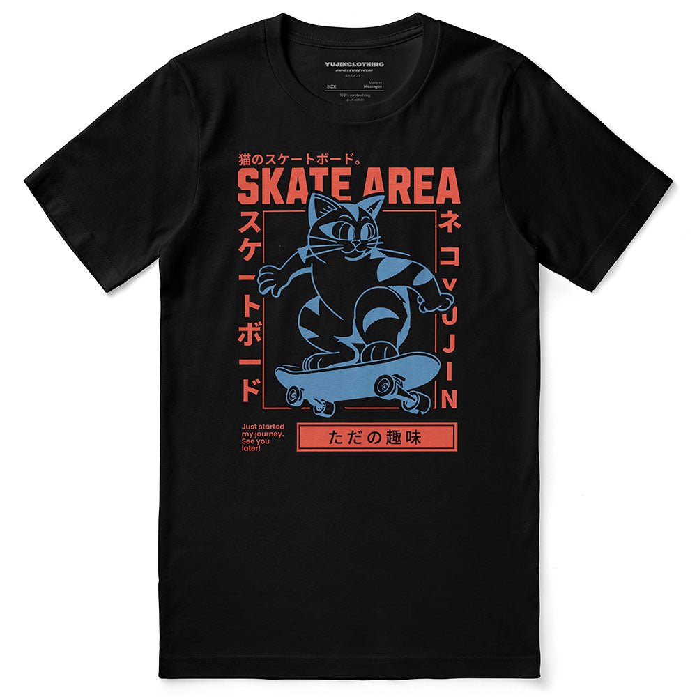 Skate Area Cat T-Shirt - Lolomo!