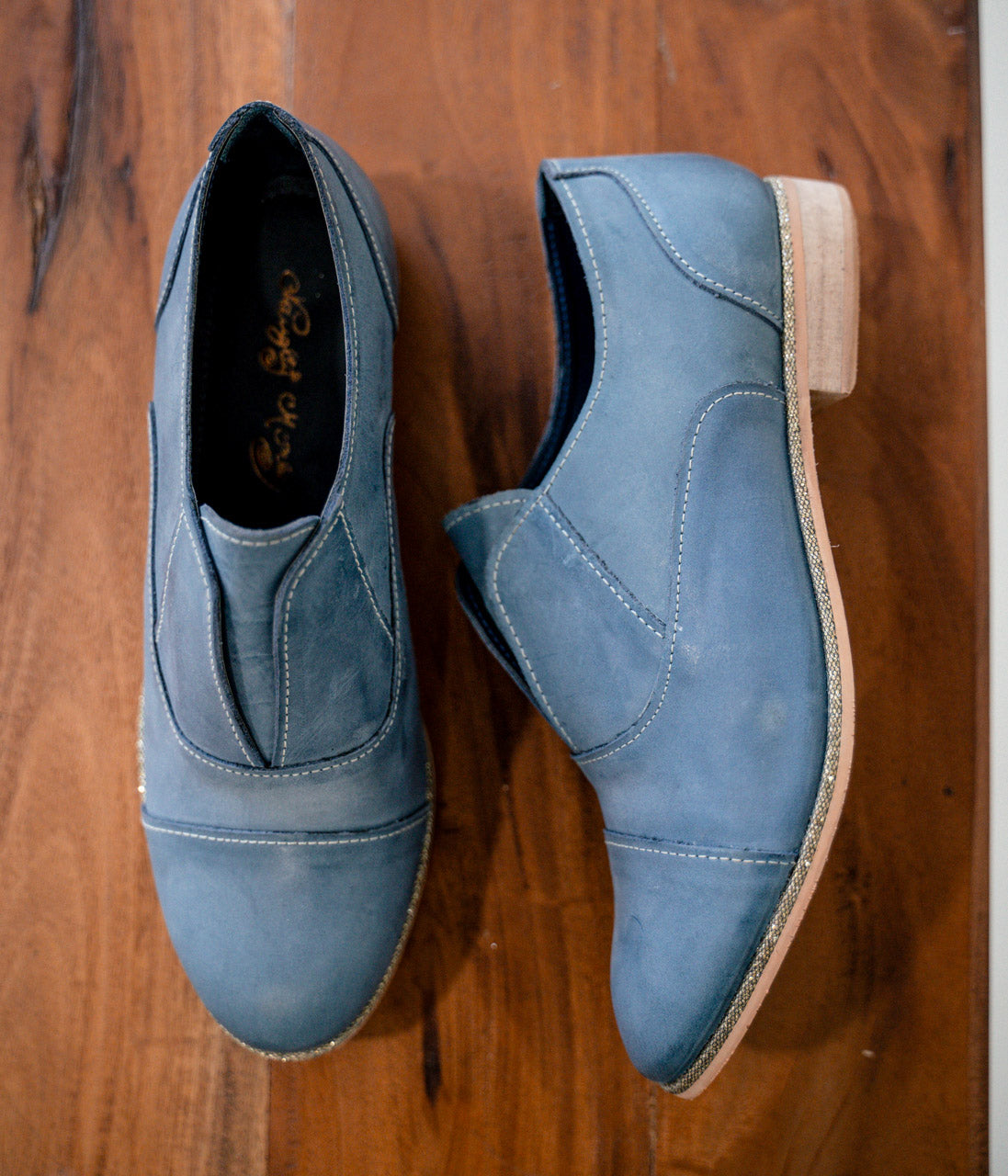 Slip Knot Loafer in Blue