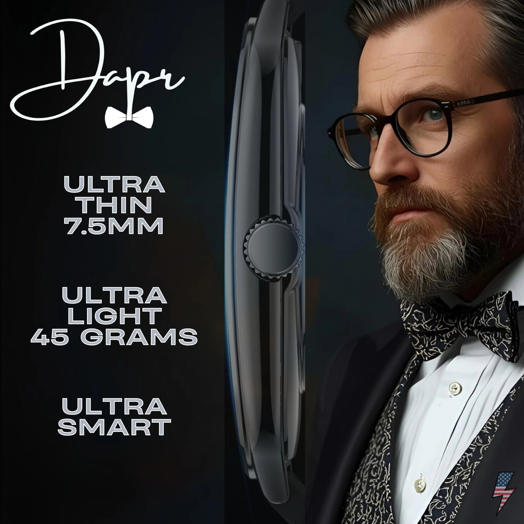 The Smartwatch for Men- Ultra Thin 7.5mm | Dapr Watches
