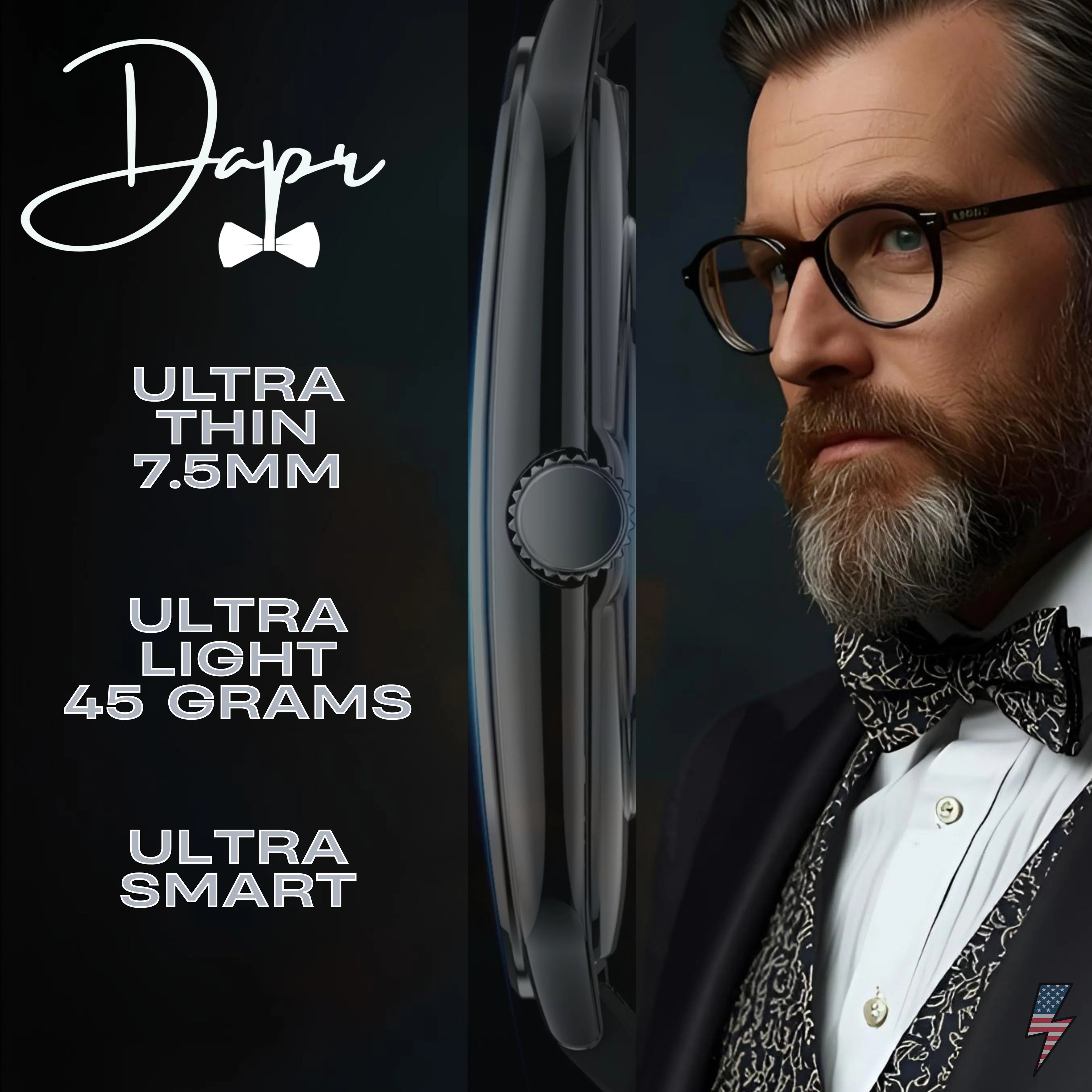 The Smartwatch for Men- Ultra Thin 7.5mm | Dapr Watches