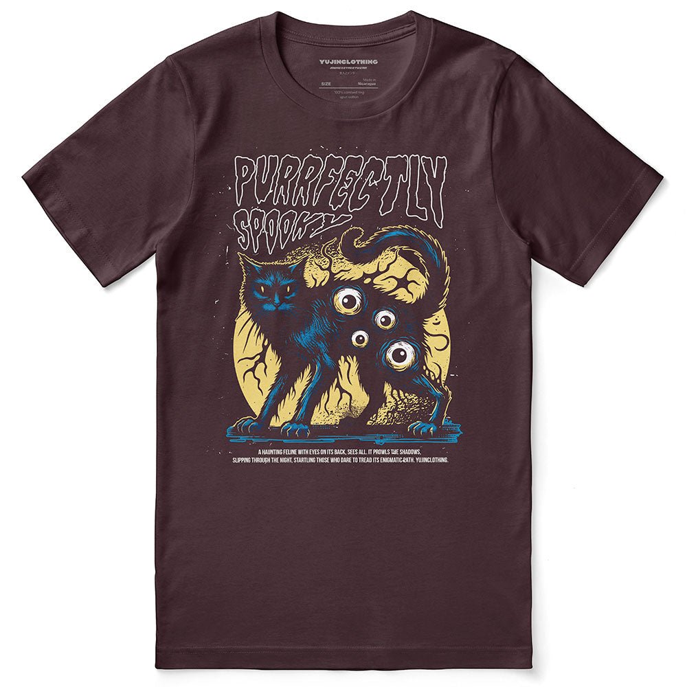 Spooky Vibes Cat T-Shirt - Lolomo!