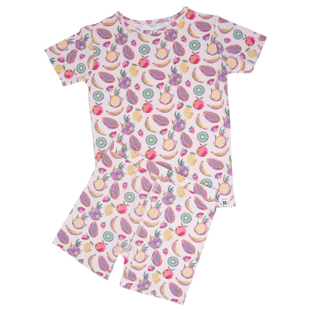 Tropical Fruit Summer Pajama Set