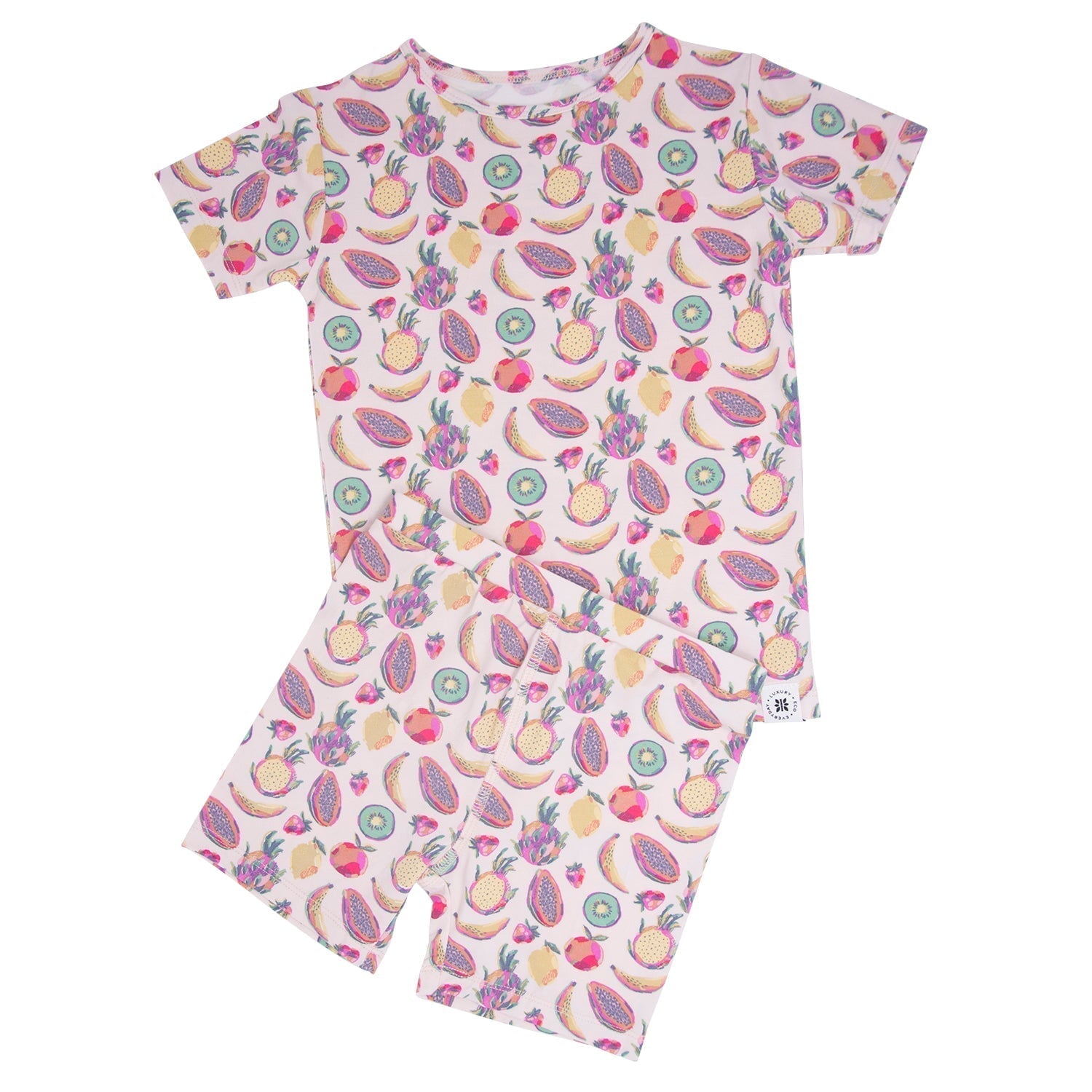 Tropical Fruit Summer Pajama Set