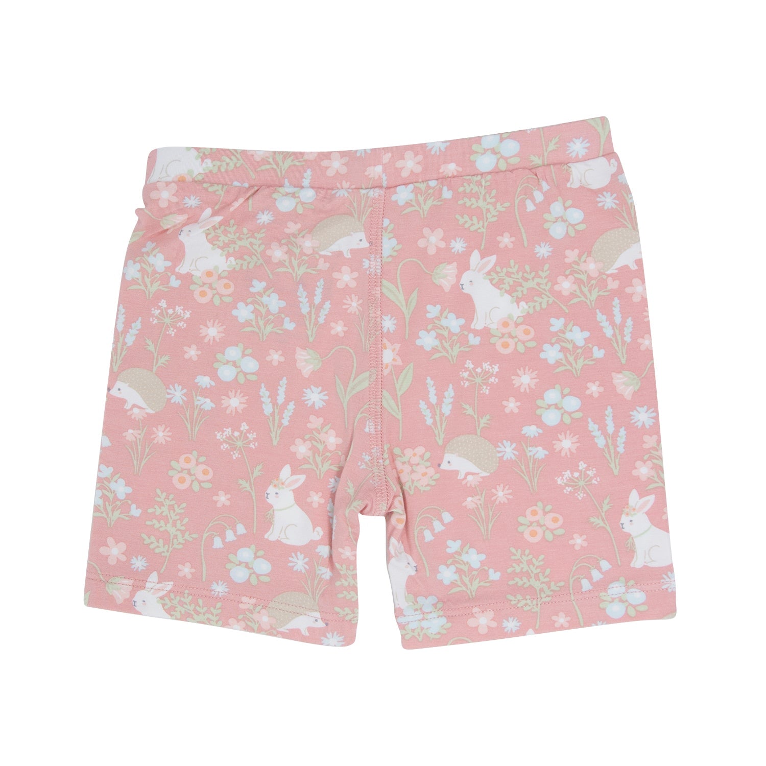 Pink Bunny Floral Summer Pajama Set