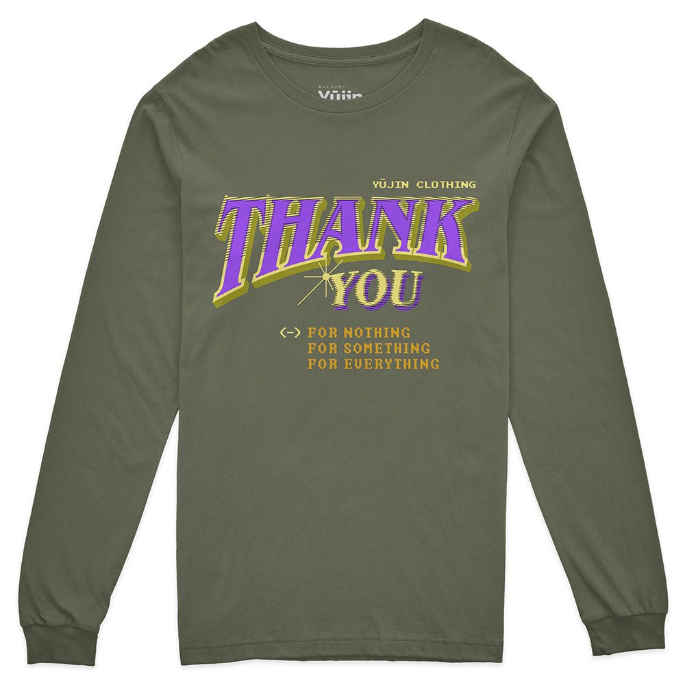 Thank You Long Sleeve T-Shirt - Lolomo!