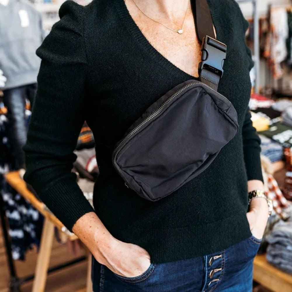 Unisex Fanny Pack & Crossbody Sling Bag | Travel Waist Pack