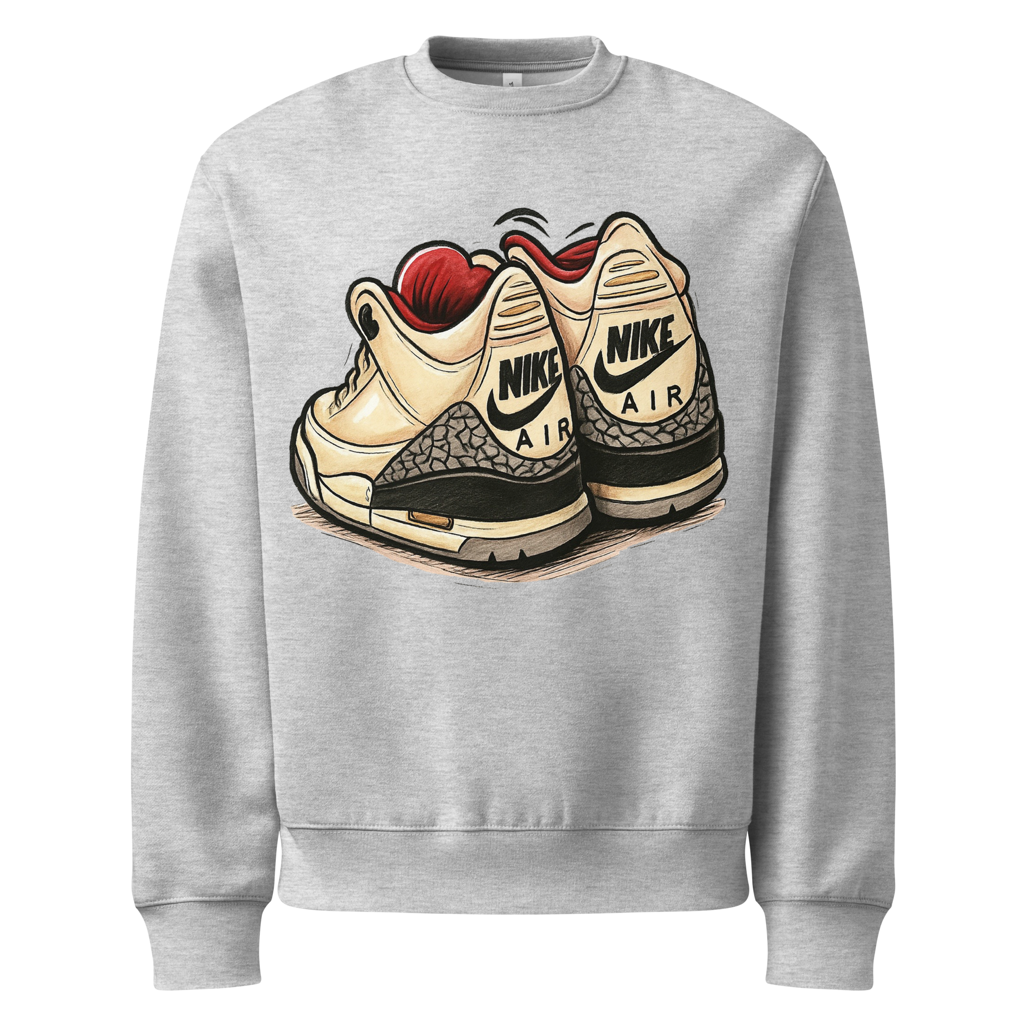 Sole Providerz™ "Vintage" AJ 3 Oversized Heavyweight Sweatshirt