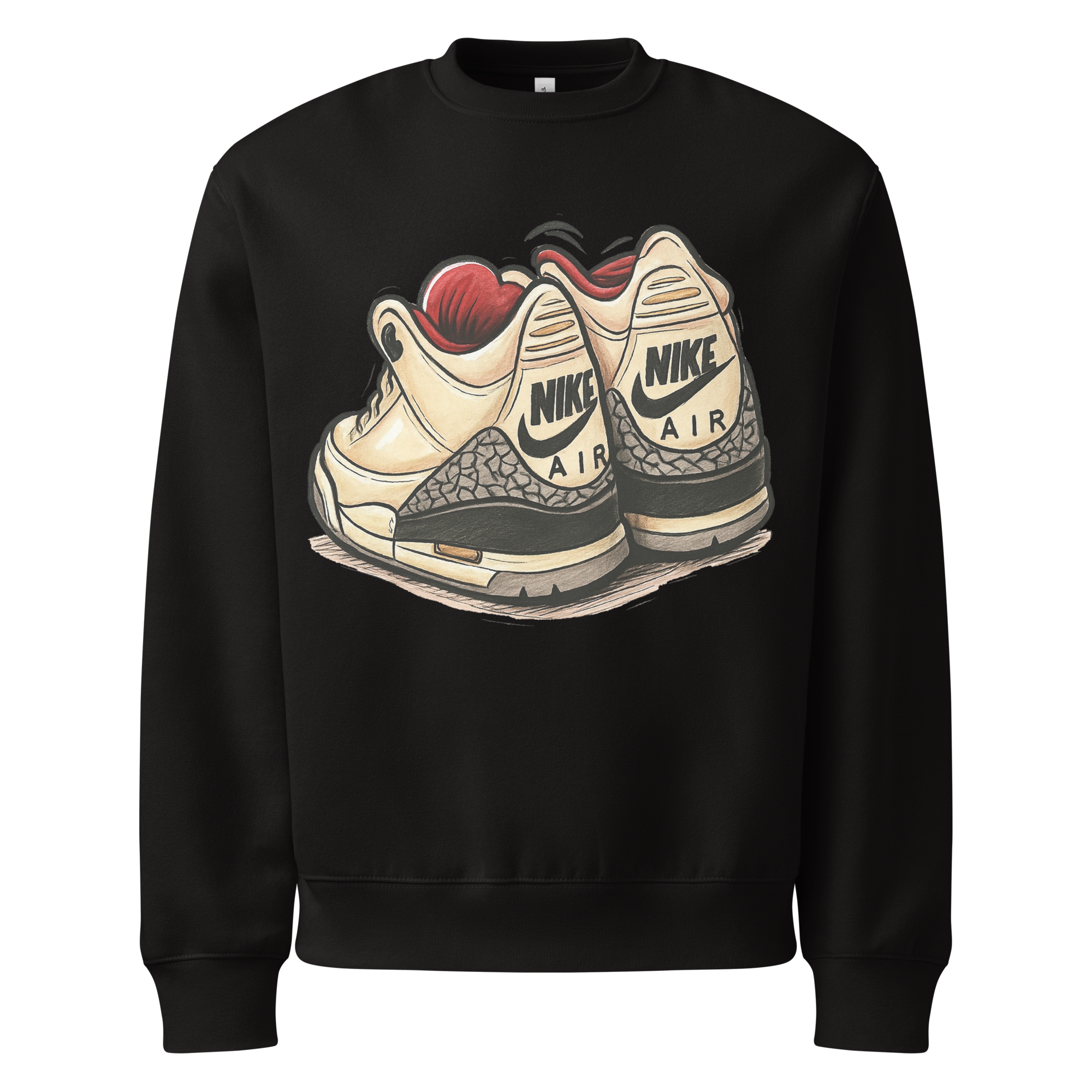 Sole Providerz™ "Vintage" AJ 3 Oversized Heavyweight Sweatshirt
