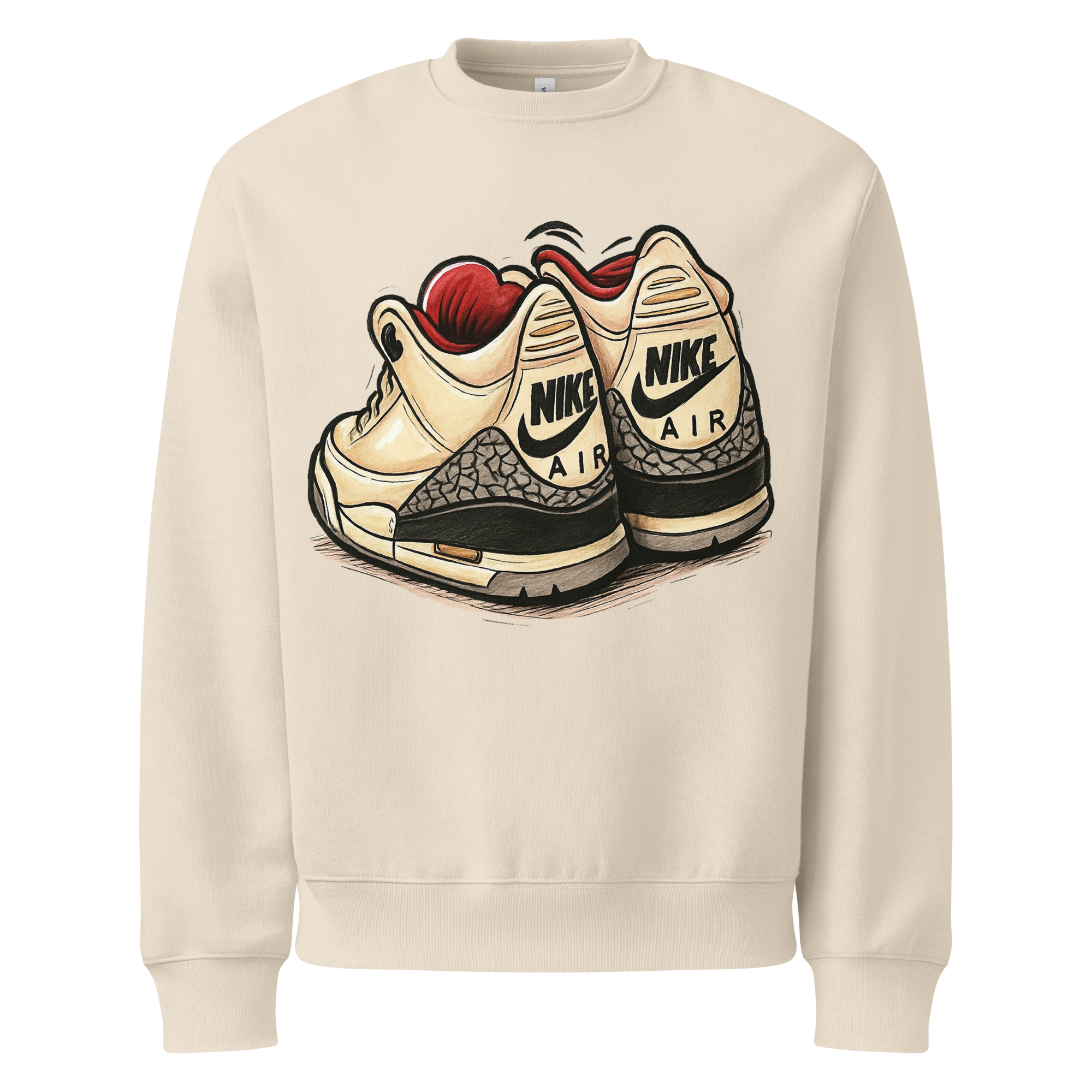 Sole Providerz™ "Vintage" AJ 3 Oversized Heavyweight Sweatshirt
