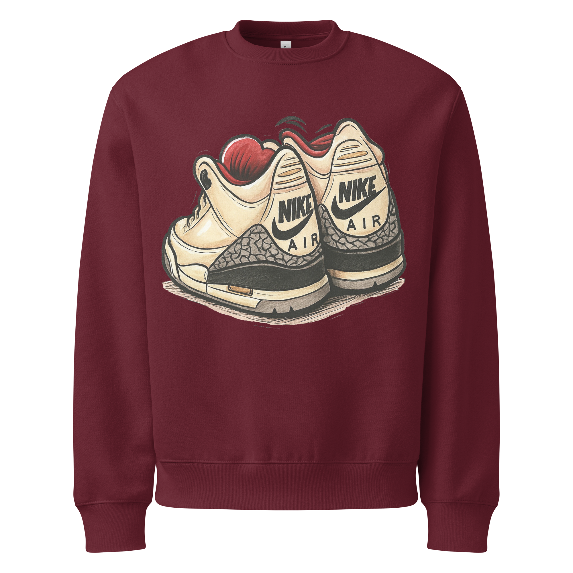 Sole Providerz™ "Vintage" AJ 3 Oversized Heavyweight Sweatshirt