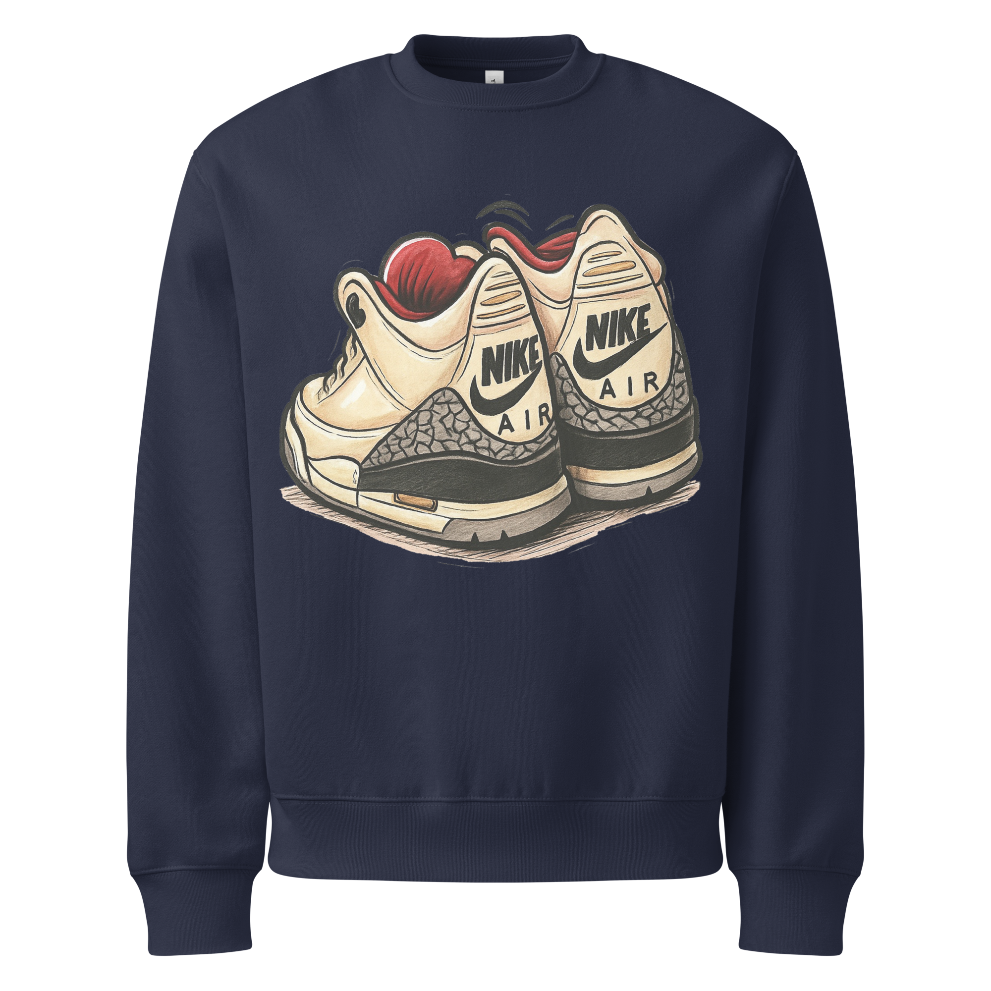 Sole Providerz™ "Vintage" AJ 3 Oversized Heavyweight Sweatshirt