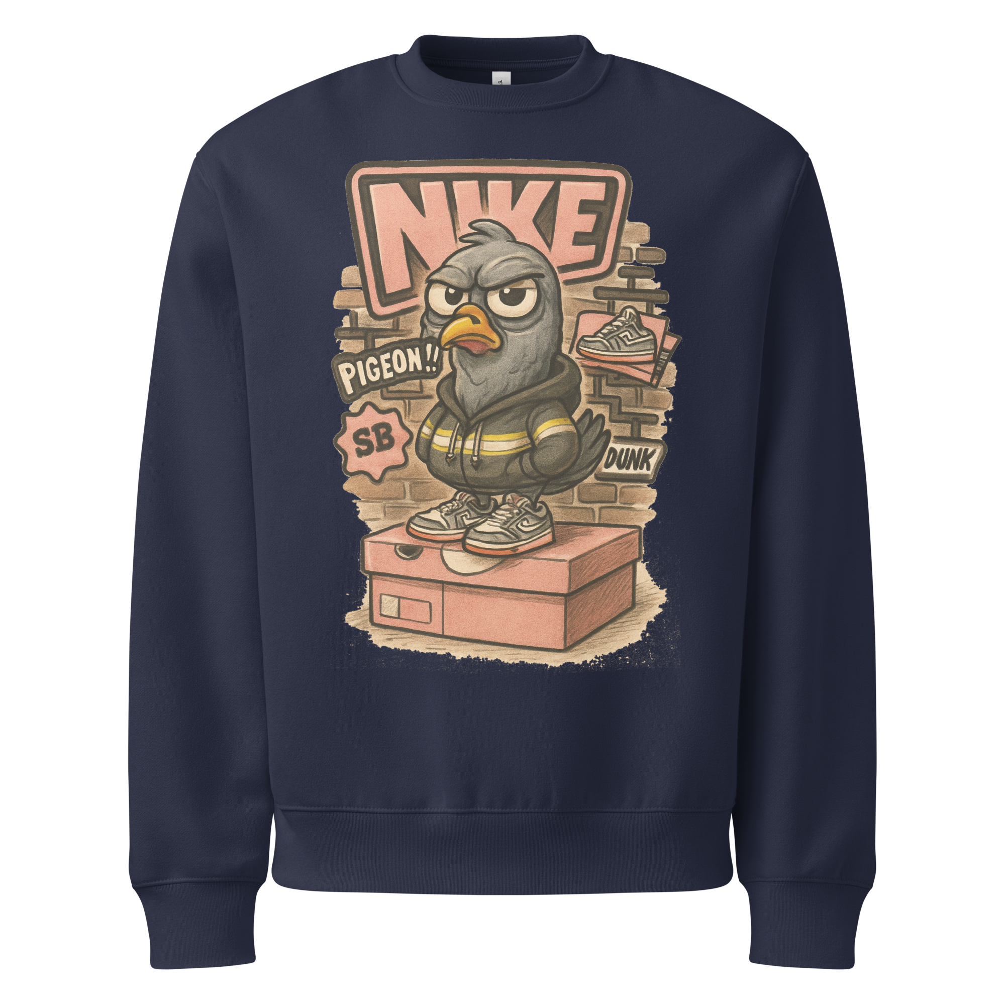 Sole Providerz™ "Dunk The Pigeon" Oversized Heavyweight Sweatshirt